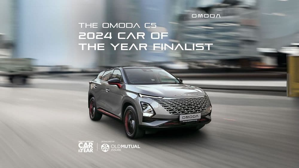 OMODA C5 earns its spot as a finalist in the 2024 South Africa Car of the Year!